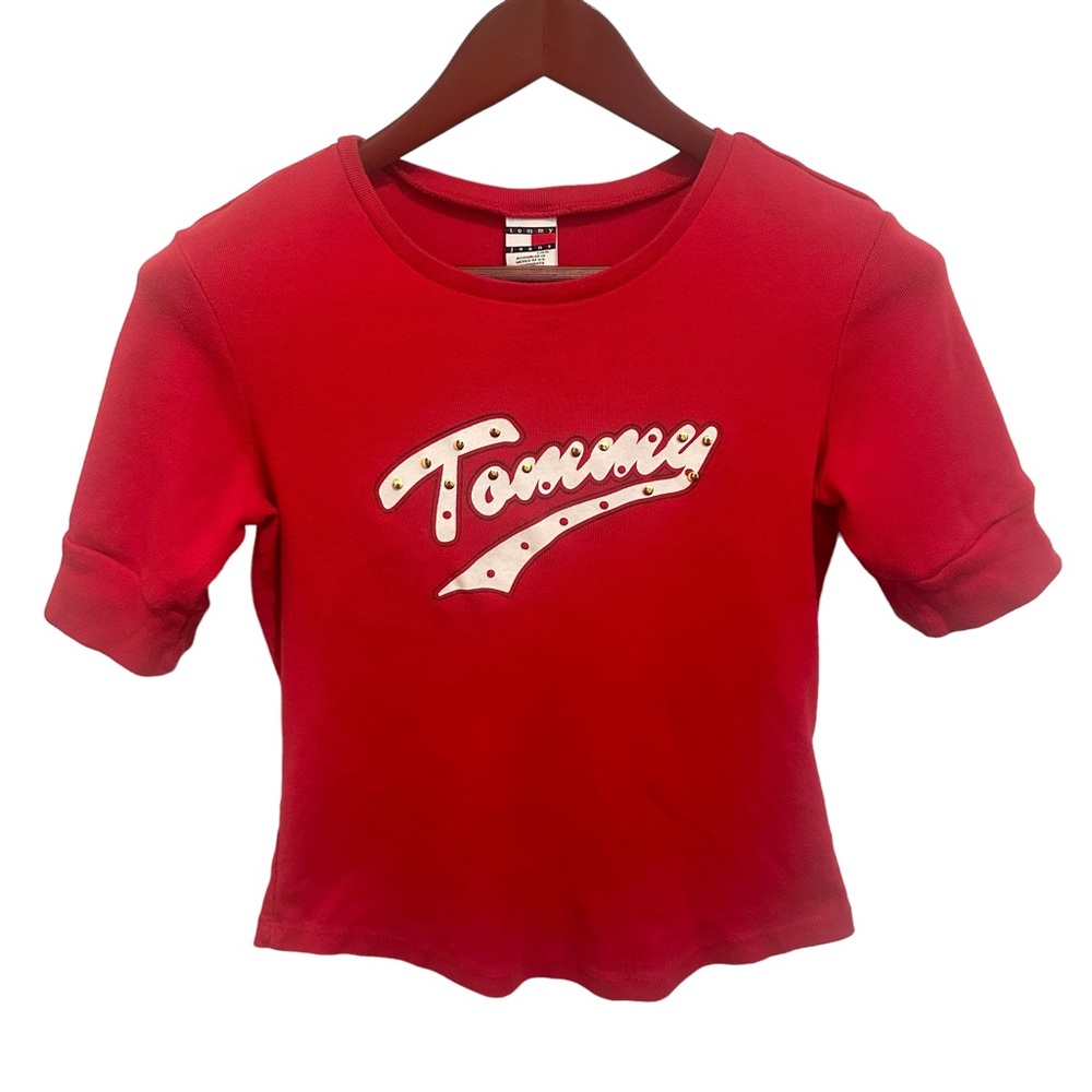 Tommy Girl Crop Tee Jr L